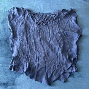 apt. 9 summer flowy top with cutouts